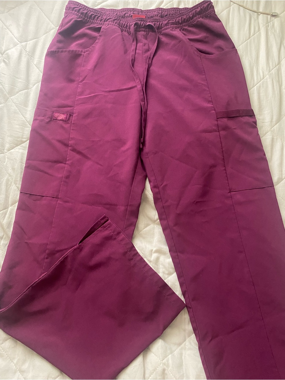 Dickies maroon scrub pants